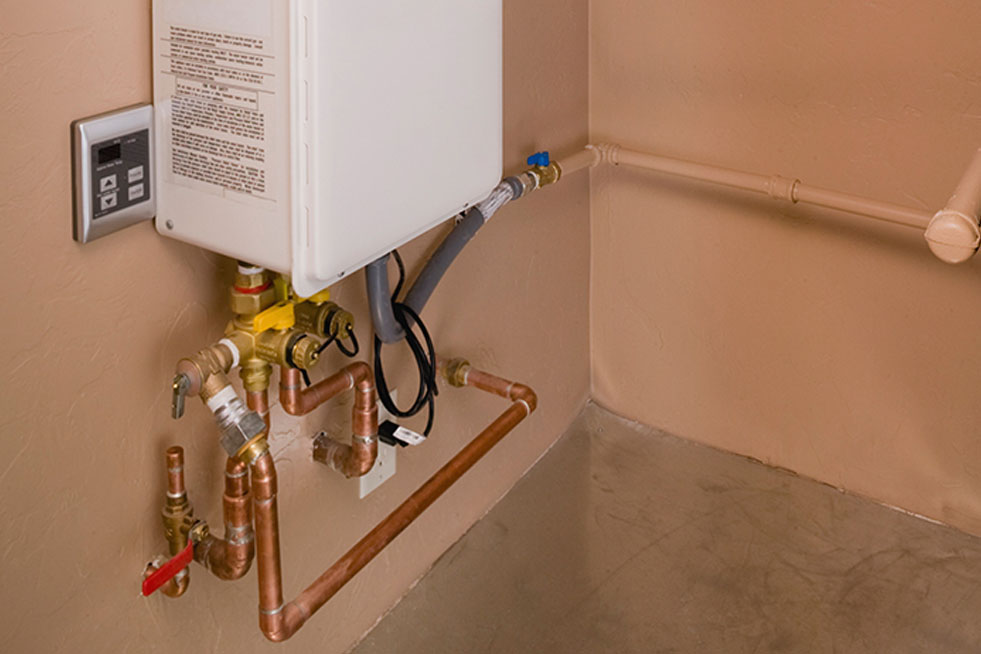 water heater installation